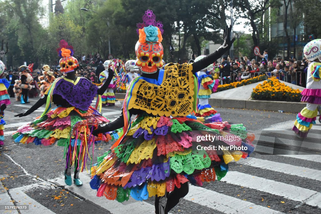 Annual Dia De Muertos Parade In Mexico