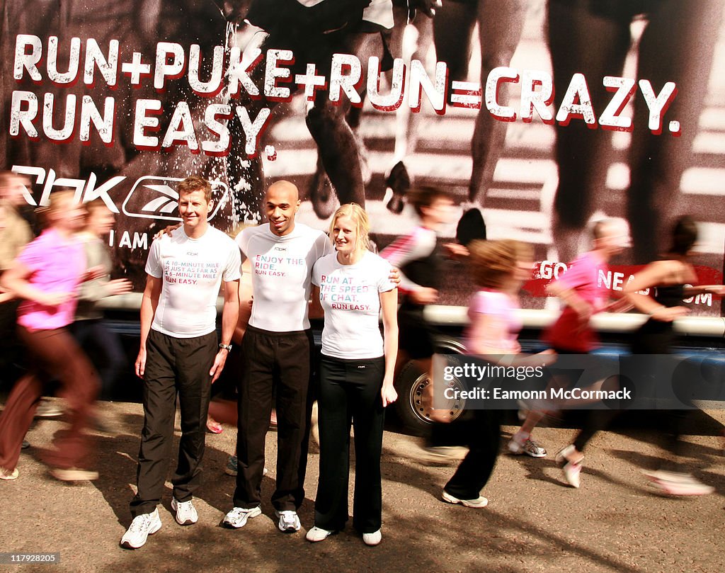 Reebok: Run Easy - Photocall - April 10, 2007