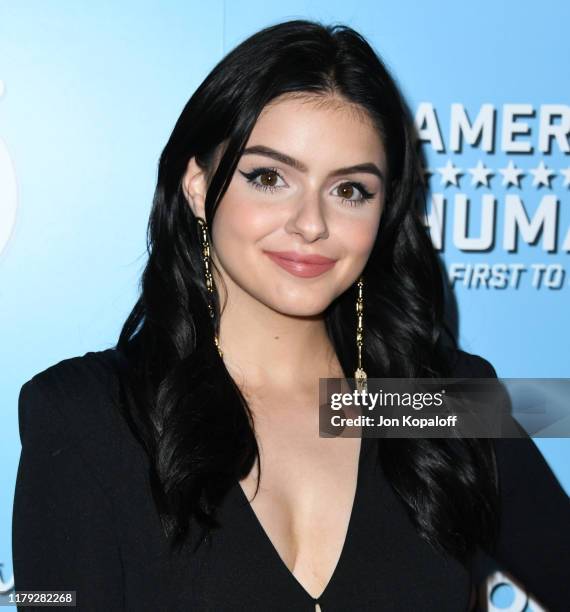 Ariel Winter attends the 9th Annual American Humane Hero Dog Awards at The Beverly Hilton Hotel on October 05, 2019 in Beverly Hills, California.