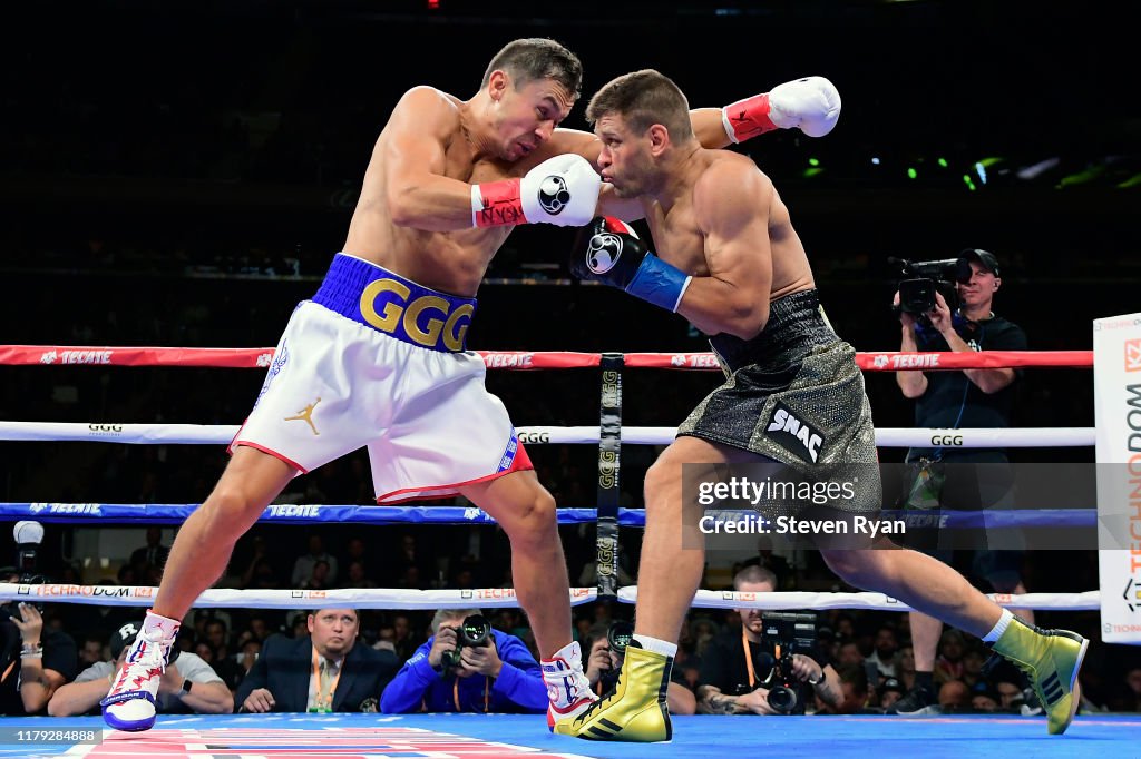 Gennady Golovkin v Sergiy Derevyanchenko