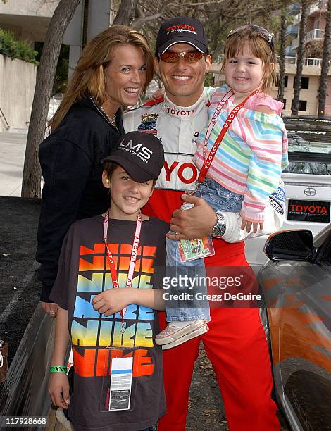 Antonio Sabato Jr., son Jack, daughter Mina and Kristin Rossetti