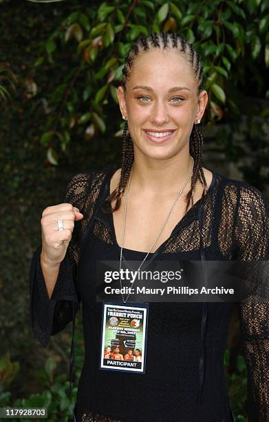 Jessica "Baby Doll" Rakoczy during Sugar Ray Leonard Presents World Class Boxing From The Playboy Mansion at The Playboy Mansion in Hombly Hills,...