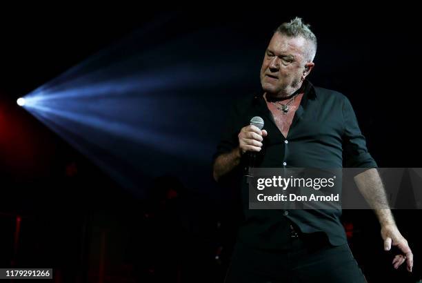 Jimmy Barnes performs live at Hordern Pavilion on October 05, 2019 in Sydney, Australia.