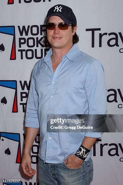 Jeremy London during 2005 World Poker Tour Invitational - Arrivals at Commerce Casino in City of Commerce, California, United States.