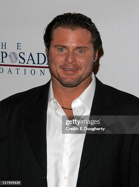 Jason Giambi during 4th Annual Jorge Posada Foundation Gala Benefiting Craniosynostosis at Cipriani in New York City, New York, United States.