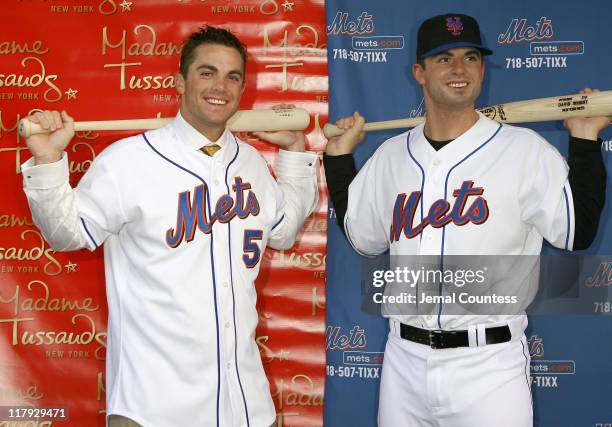 David Wright during David Wright Attends the Unveiling of his Wax Figure at Madame Tussauds New York at Madame Tussauds in New York City, New York,...