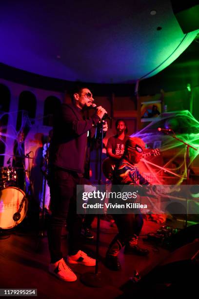 Eric Podwall attends Podwall Entertainment's 10th Annual Halloween Party presented by Maker's Mark on October 31, 2019 in West Hollywood, California.