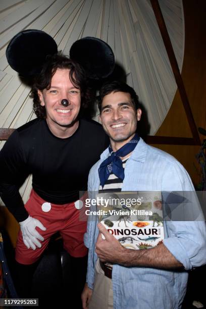 Chasez and Tyler Hoechlin attend Podwall Entertainment's 10th Annual Halloween Party presented by Maker's Mark on October 31, 2019 in West Hollywood,...
