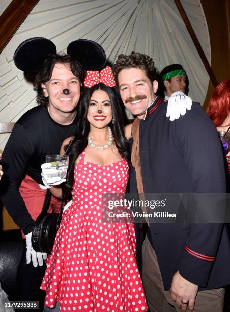 Chasez, Kathryn Smith and Matthew Morrison attend Podwall Entertainment's 10th Annual Halloween Party presented by Maker's Mark on October 31, 2019...