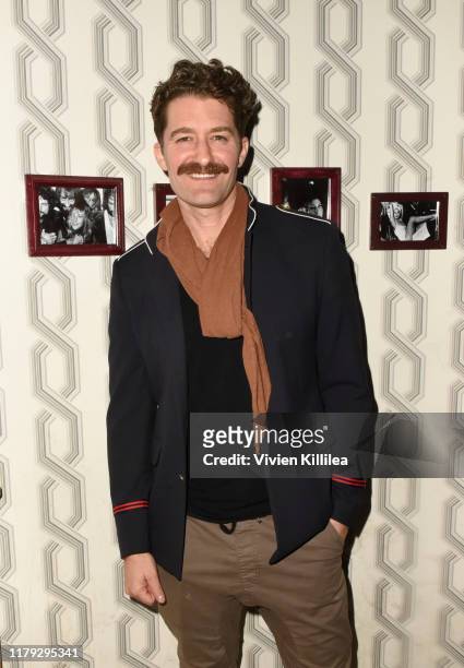 Matthew Morrison attends Podwall Entertainment's 10th Annual Halloween Party presented by Maker's Mark on October 31, 2019 in West Hollywood,...