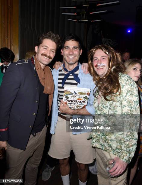 Matthew Morrison, Tyler Hoechlin and Joe Mazzello attend Podwall Entertainment's 10th Annual Halloween Party presented by Maker's Mark on October 31,...