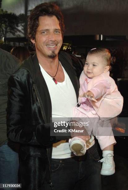 Chris Cornell of Audioslave with daughter Toni Cornell