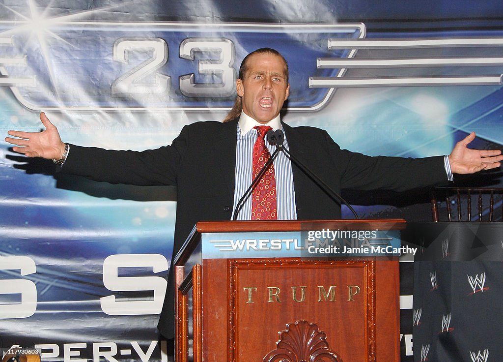 Donald Trump and WWE News Conference for WrestleMania 23 - March 28, 2007