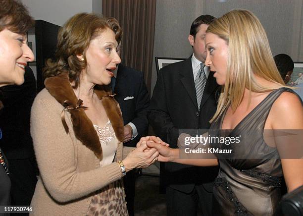 Evelyn Lauder and Cristie Kerr during "New York Sports Night" at the Esquire Apartment at The Esquire Apartment in New York City, New York, United...