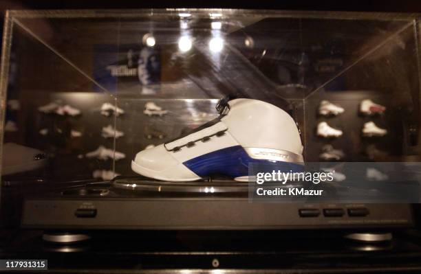 Air Jordan XVII sneaker during Air Jordan XVII Launch Party at NBA All-Star Weekend at Rococo's in Philadelphia, Pennsylvania, United States.