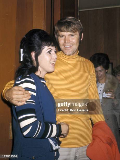 Glen Campbell and wife Billie Jean Nunley during 29th Annual Bing Crosby National Pro-Am Golf Tournament & Clambake Weekend at Pebble Beach in...