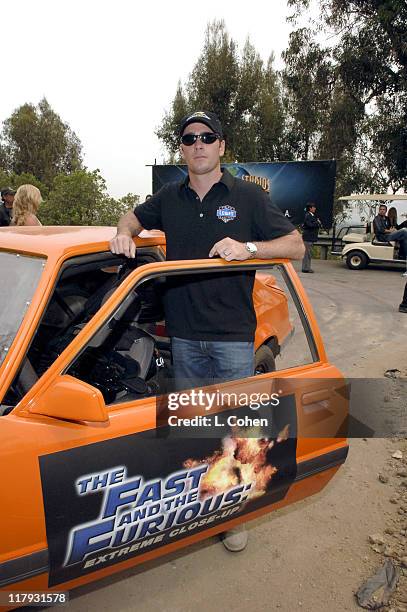 Jimmie Johnson during Jimmie Johnson Helps Launch New "Fast & Furious: Extreme Close-Up" Attraction at Universal Studios Hollywood - June 26, 2006 at...