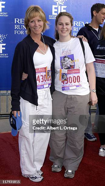 Joanna Kerns and daughter Ashley during The 9th Annual Revlon Run/Walk For Women at Los Angeles Memorial Coliseum in Los Angeles, California, United...
