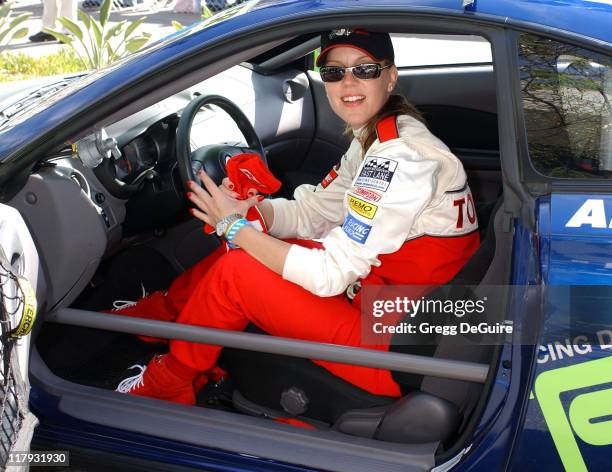 Andrea Parker during 28th Annual Toyota Pro/Celebrity Race - Qualifying Day at Streets of Long Beach in Long Beach, California, United States.