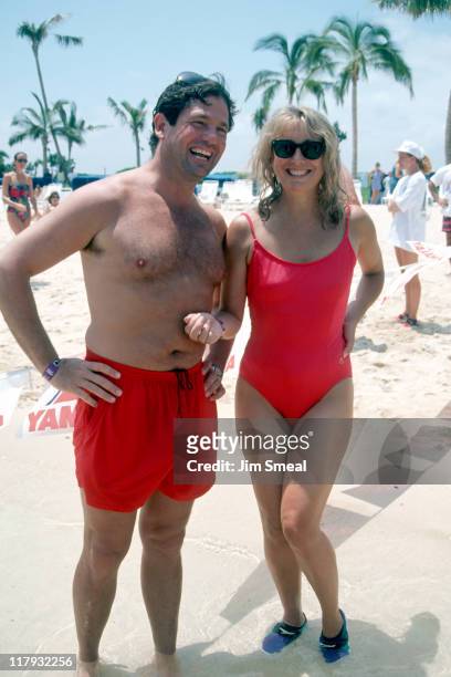 Teri Garr and her Fiance during Celebrity Sport Invitational at Ritz Carlton in Mauna Lani, Hawaii, United States.