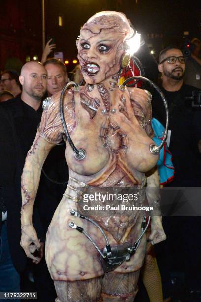 Heidi Klum attends Heidi Klum's 20th Annual Halloween Party at The Cathedral on October 31, 2019 in New York City.