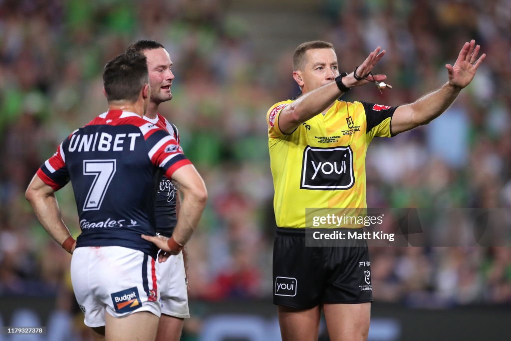 2019 NRL Grand Final - Raiders v Roosters