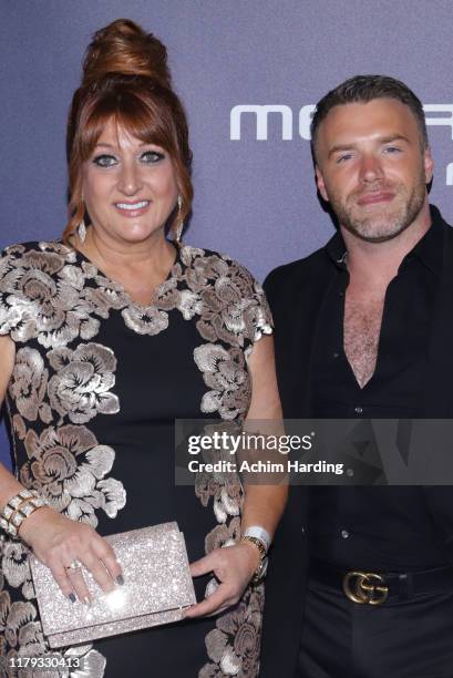 Debbie Zoller and Christopher Fulton at Los Angeles City Hall on October 05, 2019 in Los Angeles, California.