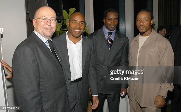 David Granger Esquire Editor in Chief, Tiki Barber NY Giants, Curtis Martin NY Jets and Santana Moss NY Jets