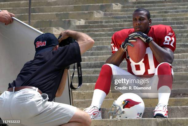 Anquan Boldin, Arizona Cardnials during Reebok NFL Players Rookie Premiere Presented by 989 Sports at LA Coliseum in Los Angeles, California, United...