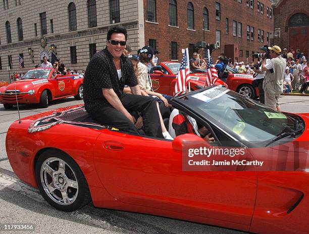 Michael Madsen during 90th Running of The Indianapolis 500 - The Indy 500 All Star Festival Parade in Indianapolis, Indiana, United States.