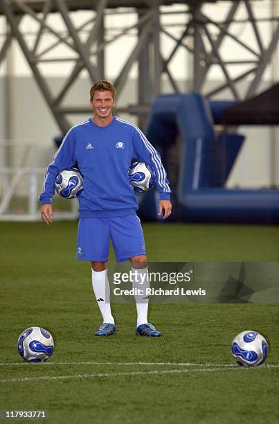 David Beckham's new Book launch 'Making It Real' held at the Beckham Academy in London, Monday Sept. 18, 2006.