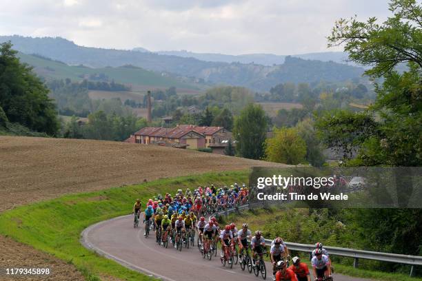 Marcel Sieberg of Germany and Team Bahrain - Merida / Fernando Gaviria of Colombia and UAE - Team Emirates / Nicola Conci of Italy and Team...