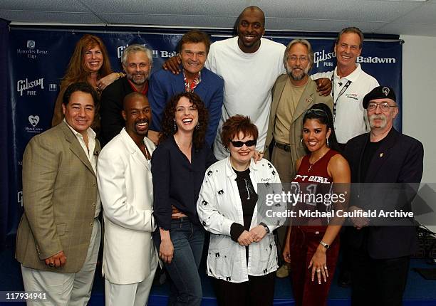 Nina Miller, Rob Senn, Fred Willard, John Salley and Neil Portnow. Front Row: Daniel Rodriguez, Darrin Dewitt Henson, Melissa Errico, Diane Schuur,...