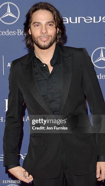 Joaquin Cortes during 2007 Laureus World Sports Awards - Red Carpet Arrivals at Palau Sant Jordi in Barcelona, Spain.