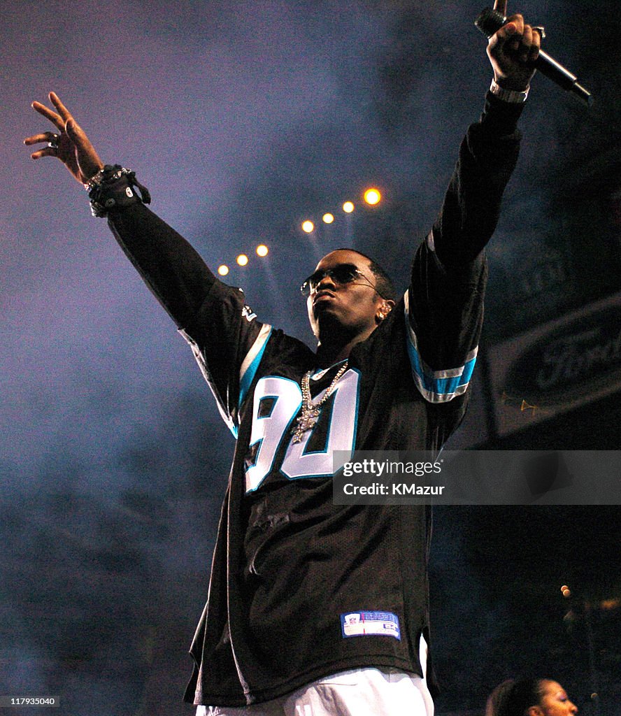 Sean "P. Diddy" Combs during The AOL TopSpeed Super Bowl XXXVIII