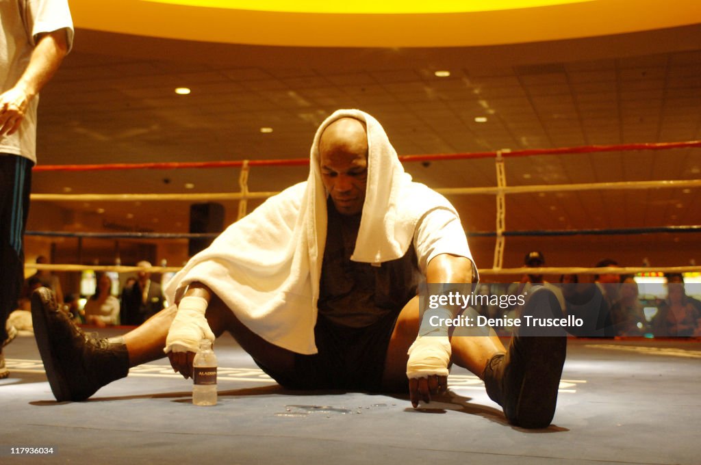 Iron Mike Tyson Starts Training Camp at Aladdin-Planet Hollywood Resort and Casino