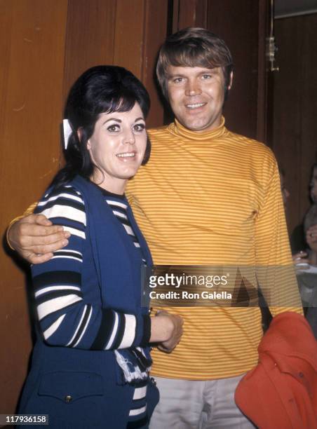 Glen Campbell and wife Billie Jean Nunley during 29th Annual Bing Crosby National Pro-Am Golf Tournament & Clambake Weekend at Pebble Beach in...
