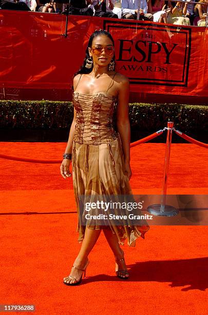 Ananda Lewis during 2005 ESPY Awards - Arrivals at Kodak Theatre in Hollywood, California, United States.