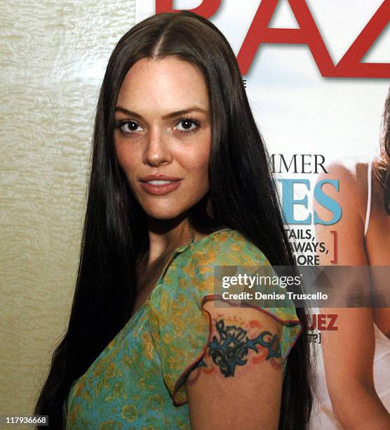 Anna Benson during Anna Bensons World Series of Poker Party With Razor Magazine at Pure Nightclub in Caesars Palace Hotel and Casino Resort in Las...