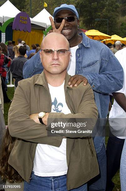 Michael Chiklis and Michael Clarke Duncan during Target A Time for Heroes Celebrity Carnival Benefitting the Elizabeth Glaser Pediatric AIDS...