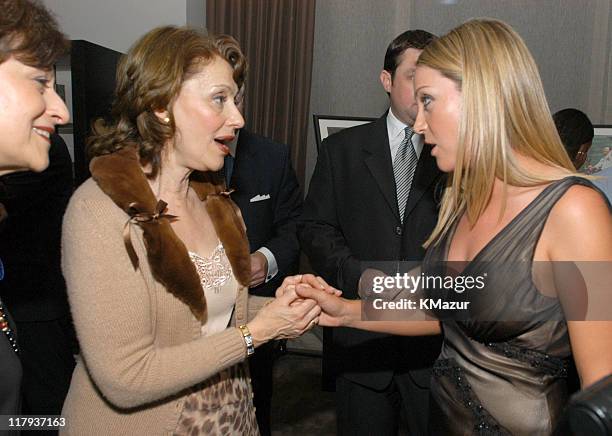 Evelyn Lauder and Cristie Kerr during "New York Sports Night" at the Esquire Apartment at The Esquire Apartment in New York City, New York, United...