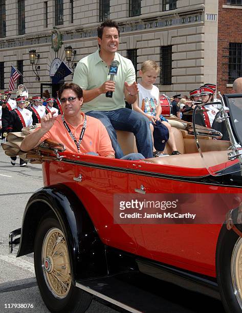 Carlos Diaz during 90th Running of The Indianapolis 500 - The Indy 500 All Star Festival Parade in Indianapolis, Indiana, United States.