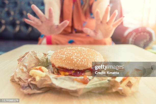 stop unhealthy eating - eating disorder stock pictures, royalty-free photos & images