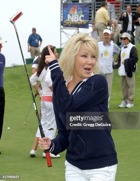Heather Locklear during 9th Annual Michael Douglas & Friends Celebrity Golf Event at Trump National Golf Club in Rancho Palos Verdes, California,...