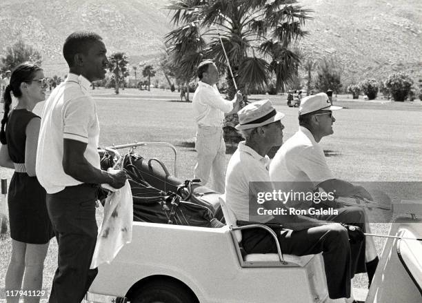 Tina Sinatra, Valet, Frank Sinatra, James Stewart and guest