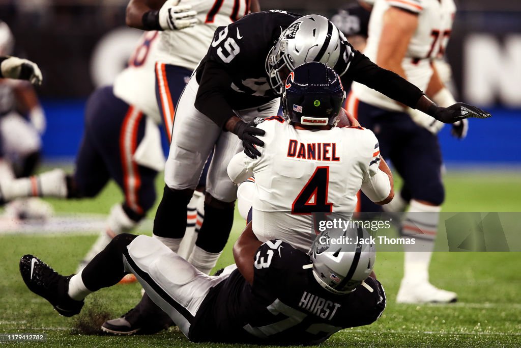 Chicago Bears v Oakland Raiders