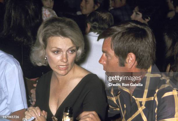 Robert Wagner and Wife Marion Marshall during Chuck Connors 3rd Annual Charity Invitational Golf Tournament Dinner Party at Palm Springs Raquet Club...