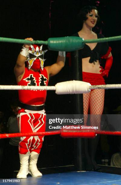 Tsuki during Lucha VaVoom! - October 28, 2004 at Mayan Theatre in Los Angeles, California, United States.