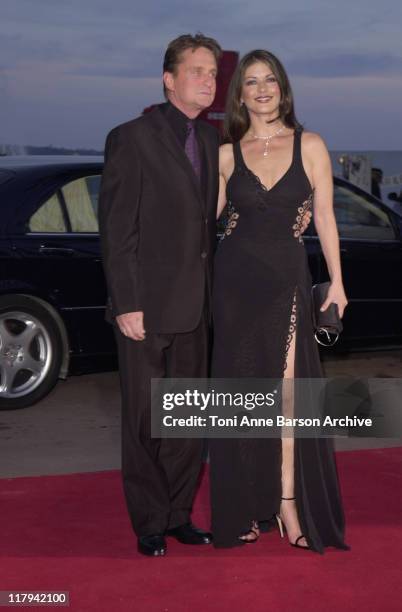 Michael Douglas & Catherine Zeta-Jones during Laureus World Sports Awards Dinner and Silent Auction - Arrivals at Monte Carlo Sporting Club in Monte...