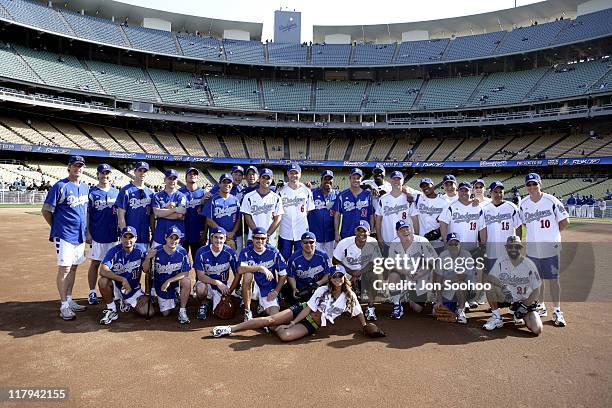 Hollywood Stars Night Saturday, June 9, 2007 prior to Los Angeles Dodgers vs Toronto Blue Jays at Dodger Stadium in Los Angeles,California.